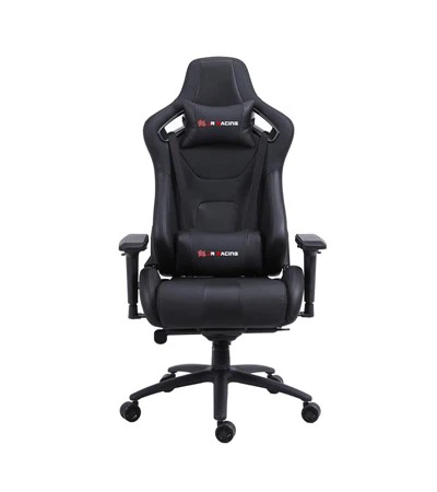 כסא משחק ארגונומי עם משענת כף הרגל